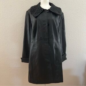 Monroe & Main Black Trench Coat